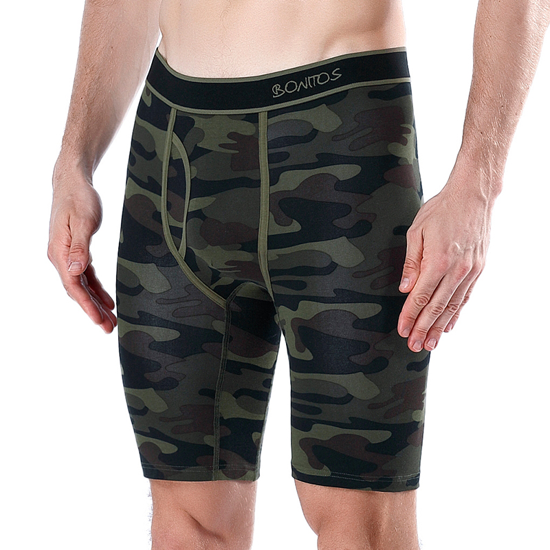 Boxer Brief Pack Cotton - Трусы-боксеры мужские длинные хлопковые, дышащее нижнее