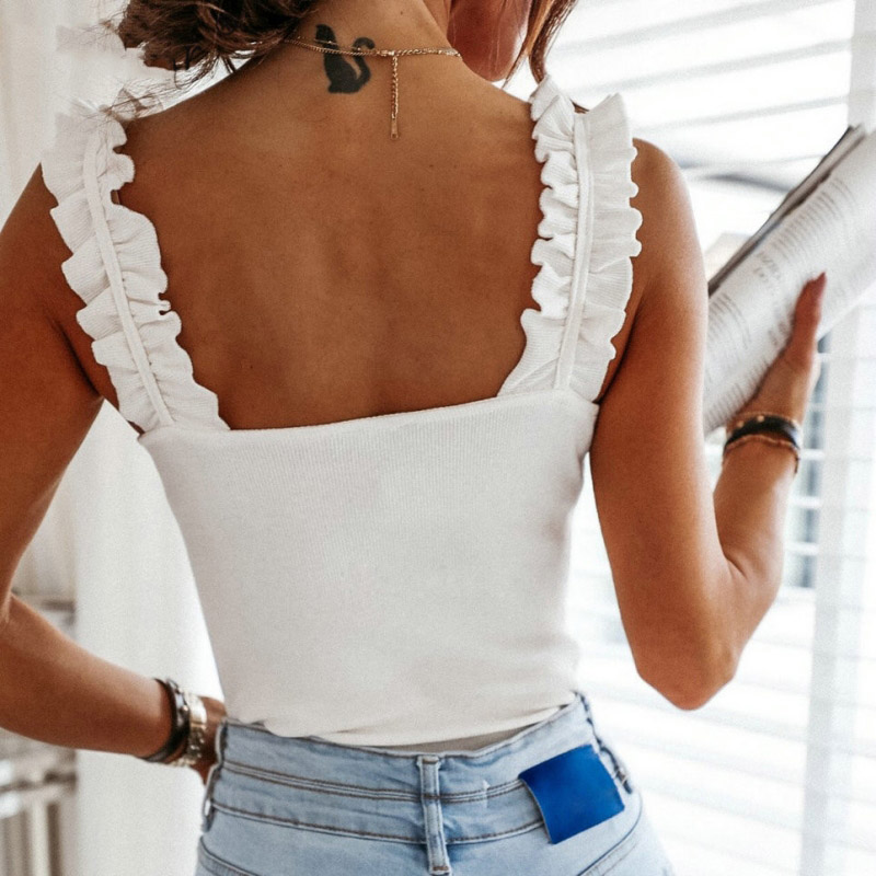 Майка женская однотонная трико – обзор и цена Tank Top Ribbed