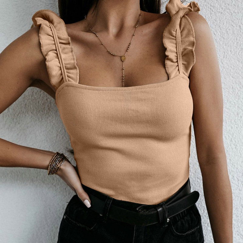 Майка женская однотонная трико – обзор и цена Tank Top Ribbed