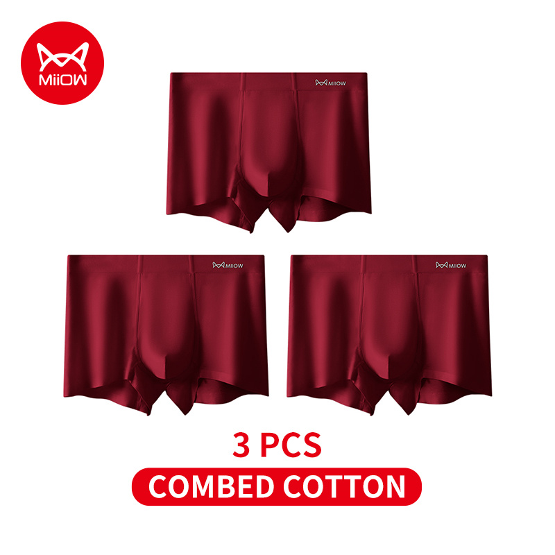 MiiOW, 3 шт., осенне-зимнее хл – обзор и цена Boxer Brief Pack Cotton
