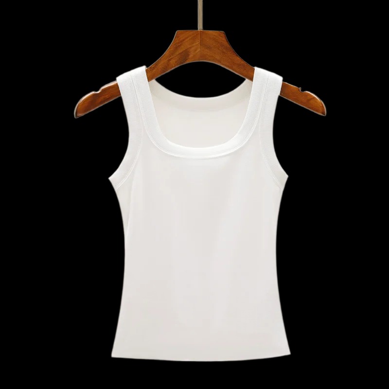 Майка в рубчик с винтажным при – обзор и цена Tank Top Ribbed