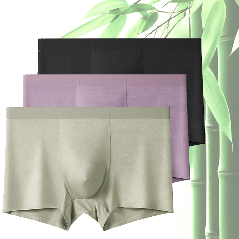 3 шт. мужское нижнее белье из  – обзор и цена Bamboo Fiber Trunk